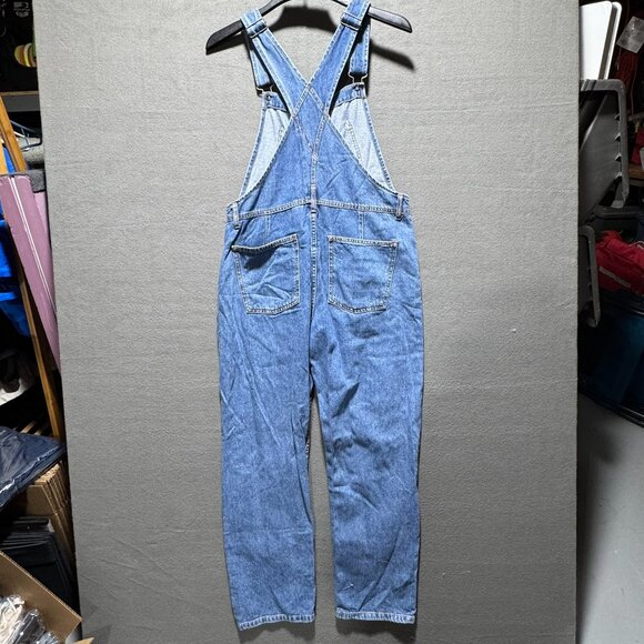 We The Free Denim Overalls Size Small 100% Cotton Women’s Distressed - Picture 3 of 9